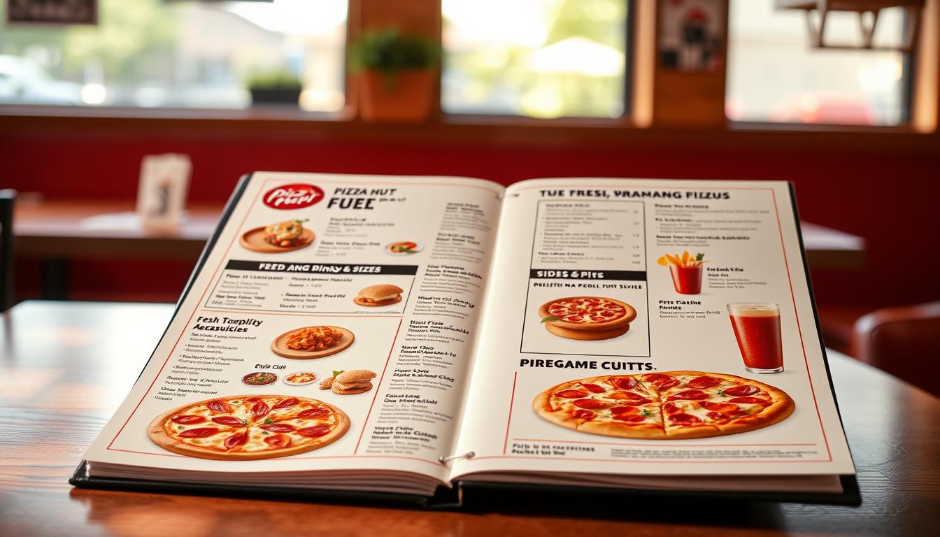 pizza hut dine in menu