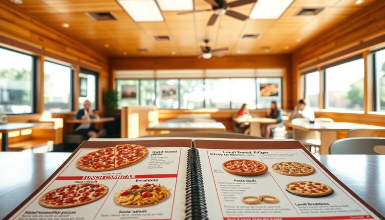pizza hut lunch menu