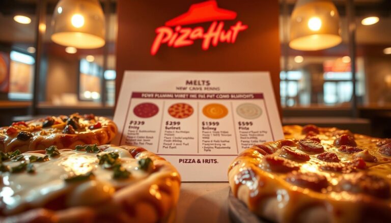 pizza hut melts menu