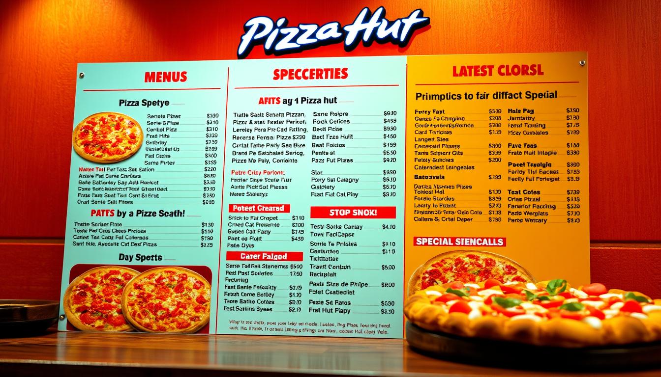 pizza hut menu with prices