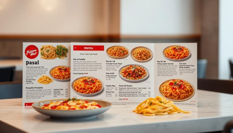 pizza hut pasta menu and prices