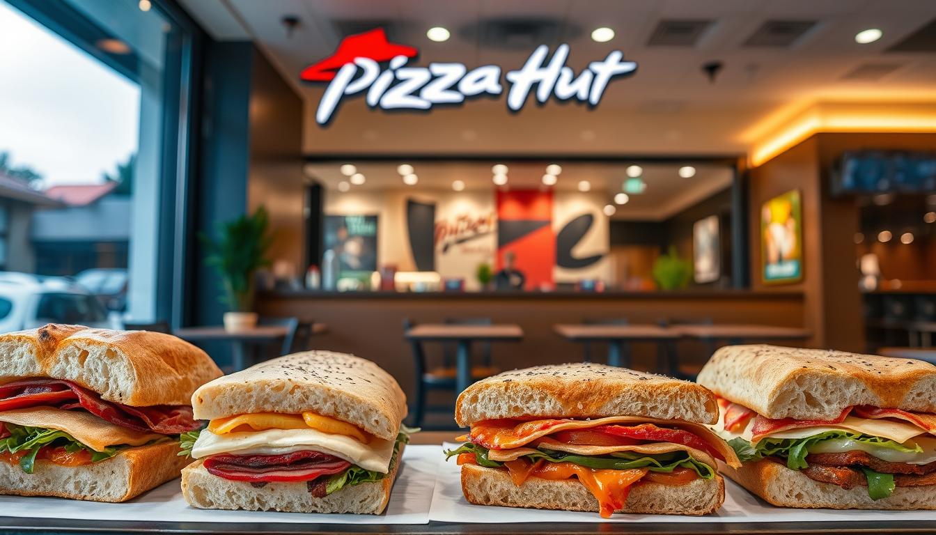 pizza hut sandwich menu