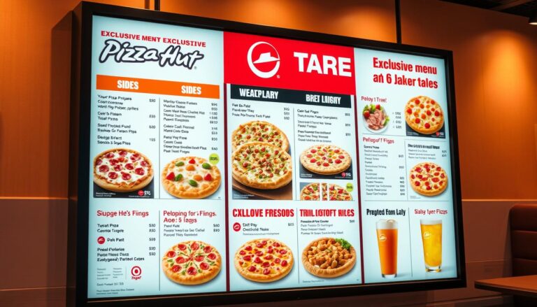 pizza hut target menu