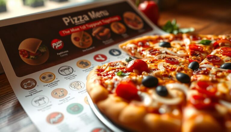 pizza hut toppings menu